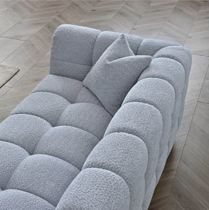 Aluxo Tribeca Sofa Range in Pearl Boucle Fabric