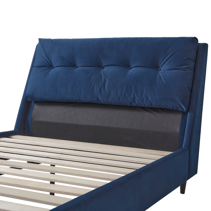 Hampton 5' Bed - Blue / Green / Grey