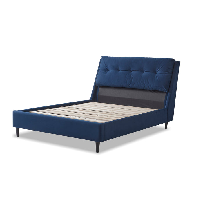 Hampton 5' Bed - Blue / Green / Grey