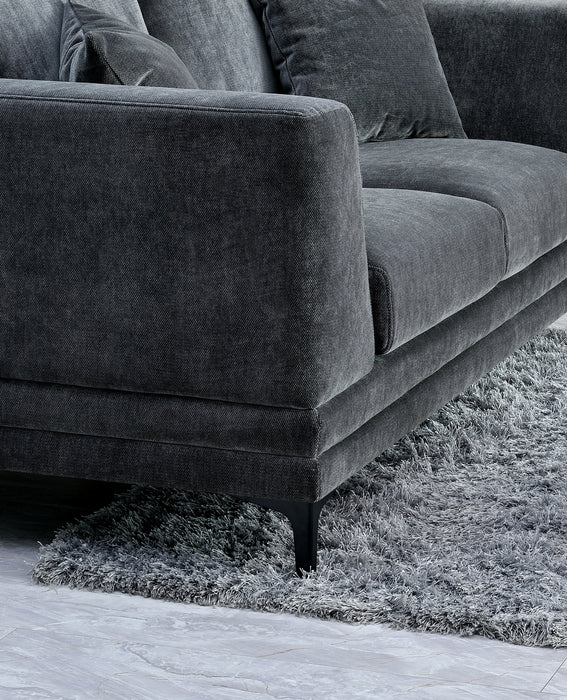 Aluxo Lenox Sofa Range in Steel OR Rust Velvet