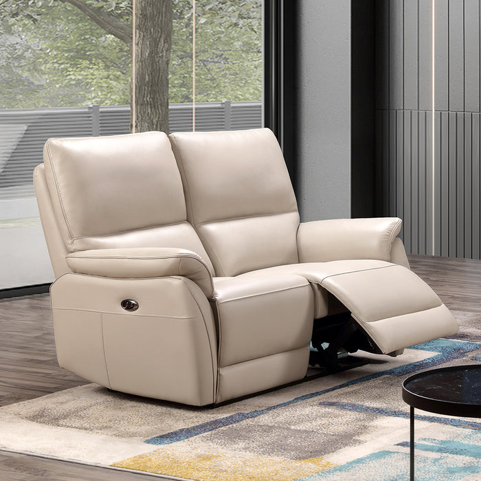 Ascend 2 Seater Sofa OR Power Recliner - Black / Chalk / Tan