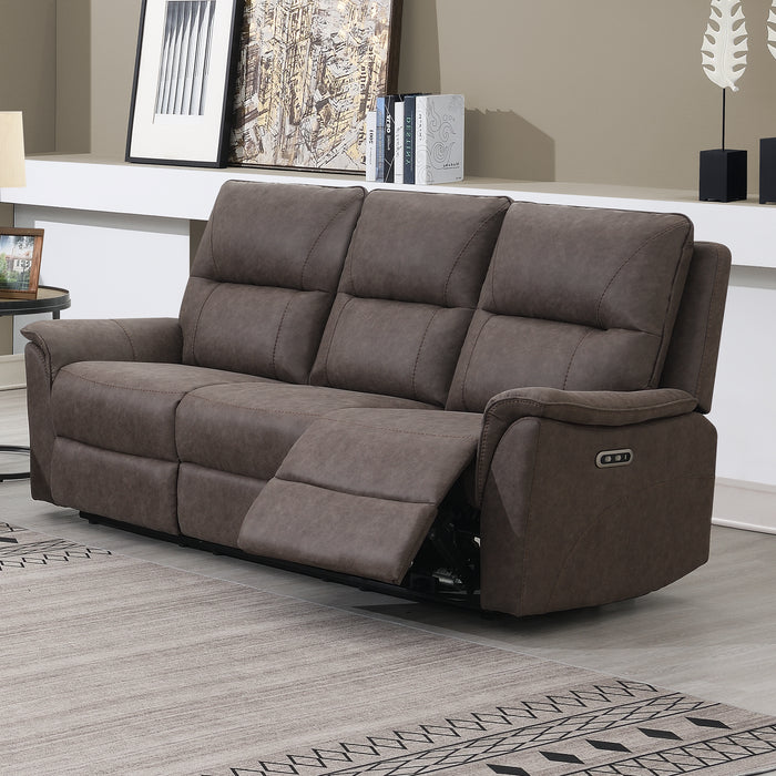 Frontier 3 Seater Sofa / Power Recliner - Tan / Truffle