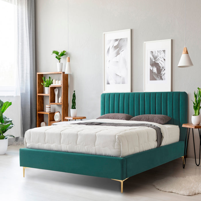 Aria 4'6" OR 5' Bed - Blue / Blush / Green / Grey