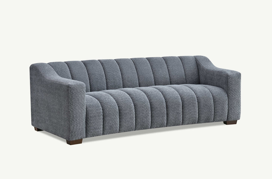 Aluxo Astoria 3 Seater Sofa in Oatmeal OR Iron Boucle Fabric