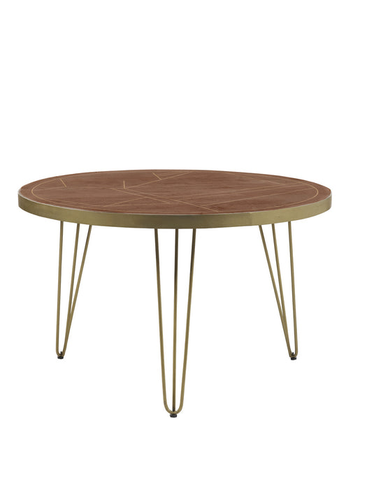 Cleopatra Gold Round Dining Table